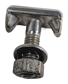 Thumbnail 4: 2016 BMW X3 (F25) 2.0L BATTERY CABLE TERMINAL T-BOLT CLAMP w/NUT WASHERS