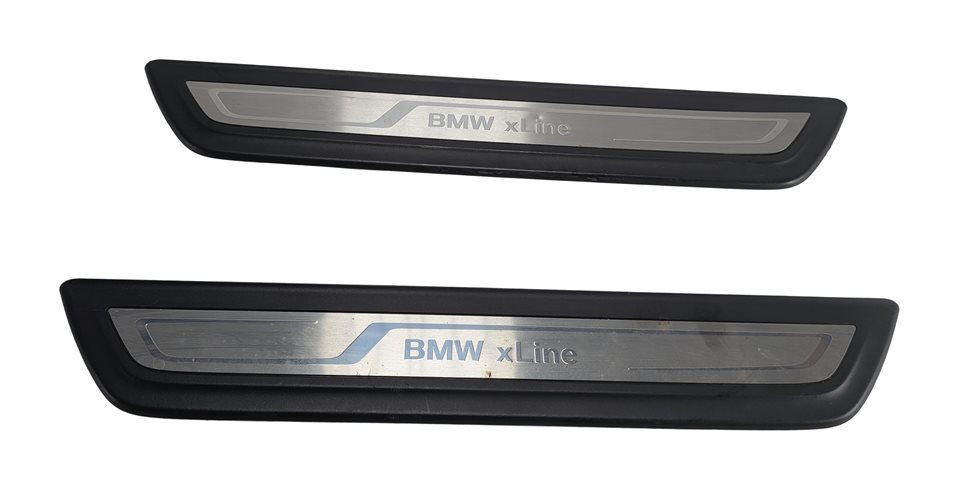 Thumbnail 3: 2016 BMW X3 (F25) FRONT LEFT/RIGHT DOOR SILL SCUFF PLATE TRIM XLINE SET/2