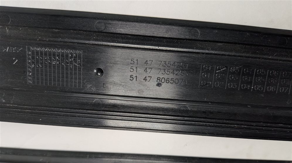 Thumbnail 6: 2016 BMW X3 (F25) FRONT LEFT/RIGHT DOOR SILL SCUFF PLATE TRIM XLINE SET/2