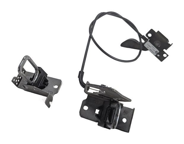 Thumbnail 2: 2016 BMW X3 (F25) FRONT HOOD LID LOCK SAFETY LATCH RELEASE HANDLE w/CABLE SET/3