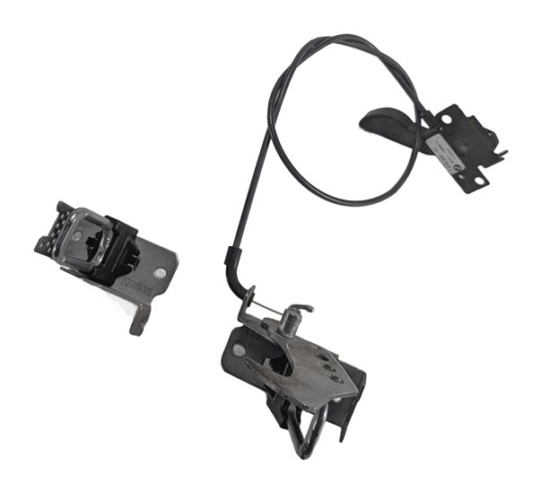 Thumbnail 3: 2016 BMW X3 (F25) FRONT HOOD LID LOCK SAFETY LATCH RELEASE HANDLE w/CABLE SET/3