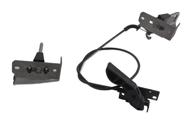 Thumbnail 4: 2016 BMW X3 (F25) FRONT HOOD LID LOCK SAFETY LATCH RELEASE HANDLE w/CABLE SET/3