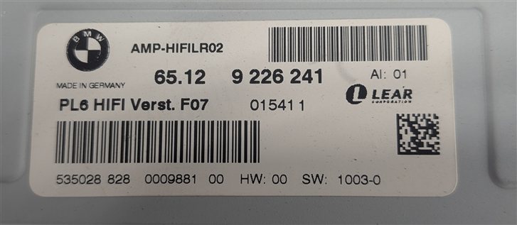 Thumbnail 7: 10-15 BMW 535iGT 740i 750i X3 (F01 F02 F04 F07 F25) DSP HiFi AUDIO AMP AMPLIFIER