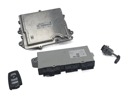 BMW 10-11 535iGT, 2011 535i & X3 3.0L N55 ENGINE ECM DME CAS-4 MODULE KEY SET