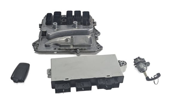 Thumbnail 3: BMW 10-11 535iGT, 2011 535i & X3 3.0L N55 ENGINE ECM DME CAS-4 MODULE KEY SET