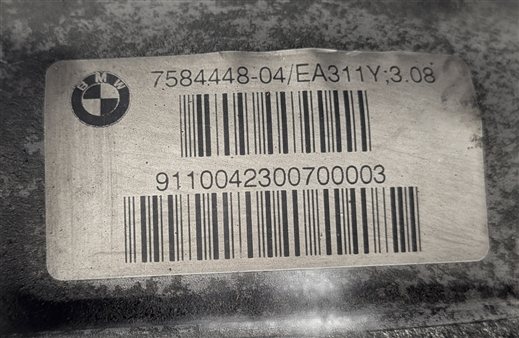 Thumbnail 7: 10-15 BMW 5 GT 7 F01 F07 F10 REAR DIFFERENTIAL GEAR 3.08 (7584448/9 30mm AXLE)