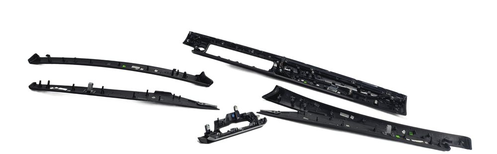 Thumbnail 2: 2010 BMW 535IGT (F07) INTERIOR DOOR DASH CENTER CONSOLE TRIM SET/6 (Ash)