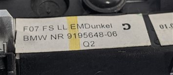Thumbnail 8: 2010 BMW 535IGT (F07) INTERIOR DOOR DASH CENTER CONSOLE TRIM SET/6 (Ash)