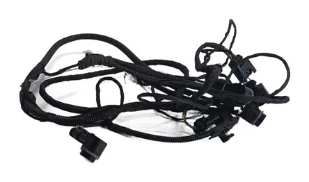Thumbnail 2: 2010 BMW 535IGT F07 FRONT PARK ASSIST PDC SENSOR SET/4 w/HARNESS (White)