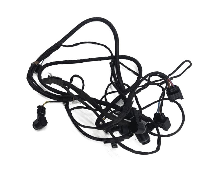 Thumbnail 4: 2010 BMW 535IGT F07 FRONT PARK ASSIST PDC SENSOR SET/4 w/HARNESS (White)