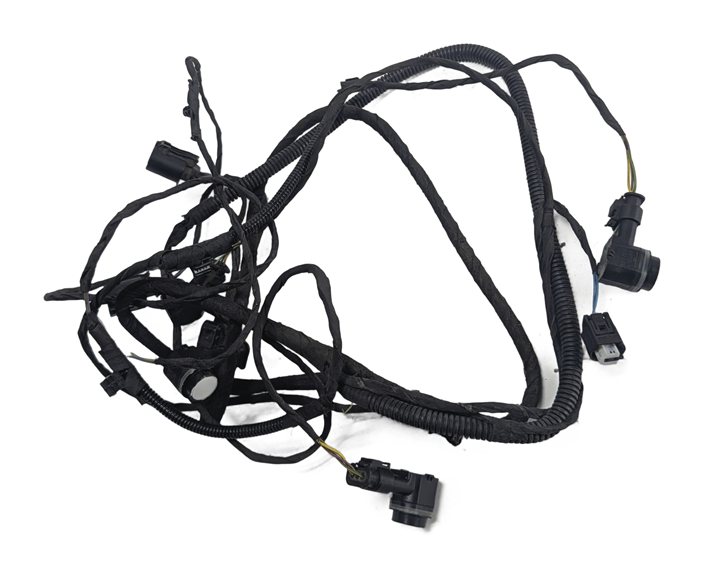 Thumbnail 5: 2010 BMW 535IGT F07 FRONT PARK ASSIST PDC SENSOR SET/4 w/HARNESS (White)