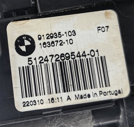 Thumbnail 8: 2010 BMW 535IGT (F07) REAR TRUNK LID TAILGATE LOCK LATCH w/SOFT CLOSE MOTOR