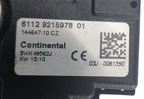 Thumbnail 7: 2010 BMW 535IGT (F07) 3.0L NEGATIVE GROUND BATTERY CABLE w/ TERMINAL IBS SENSOR