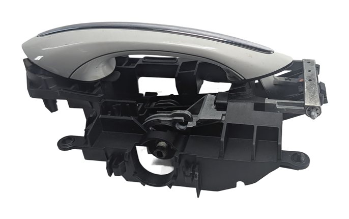 Thumbnail 4: 2009-2018 BMW 5 7 SERIES (F01 F02 F10) FRONT RIGHT COMFORT DOOR HANDLE (White)