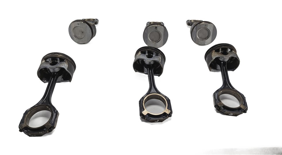 12-18 MERCEDES C E GLE GLK ML SLK (W212 W204 X204 W166 R172) 3.5L PISTON SET-6