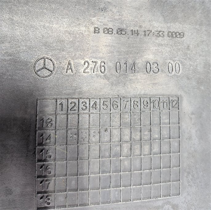 Thumbnail 6: 13-15 MERCEDES C E GLK CLS (W204 X204 W207 W218) 3.5L AWD ENGINE UPPER OIL PAN