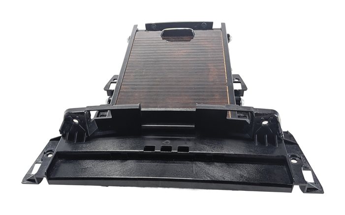 2015 MERCEDES GLK350 X204 CONSOLE STORAGE TRAY ROLLER COVER (Walnut)