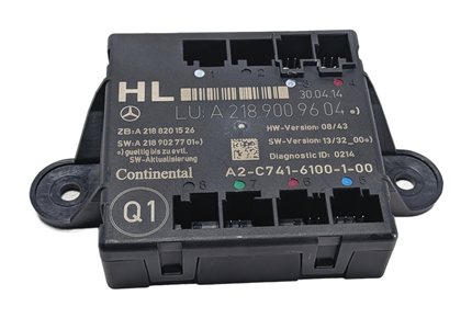 13-16 MERCEDES C E GLK W204 W212 X204 REAR LEFT DOOR CONTROL MODULE COMPUTER