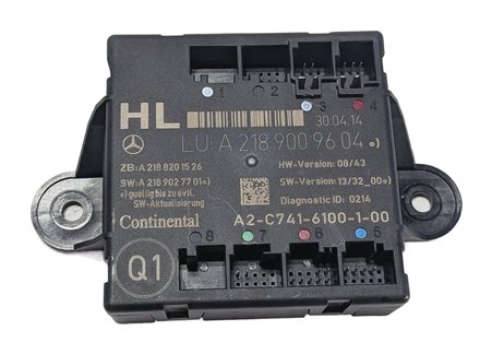 Thumbnail 2: 13-16 MERCEDES C E GLK W204 W212 X204 REAR LEFT DOOR CONTROL MODULE COMPUTER
