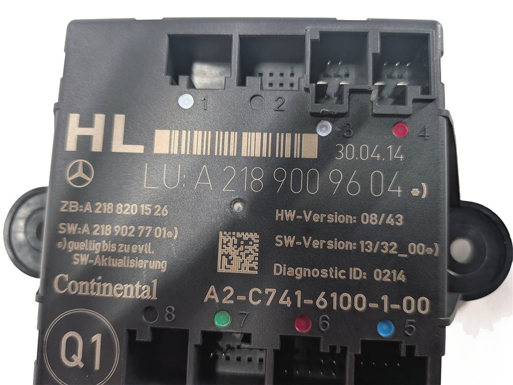 Thumbnail 6: 13-16 MERCEDES C E GLK W204 W212 X204 REAR LEFT DOOR CONTROL MODULE COMPUTER