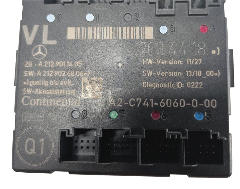 Thumbnail 7: 12-18 MERCEDES C E GLK W204 W212 X204 FRONT LEFT DOOR CONTROL MODULE COMPUTER