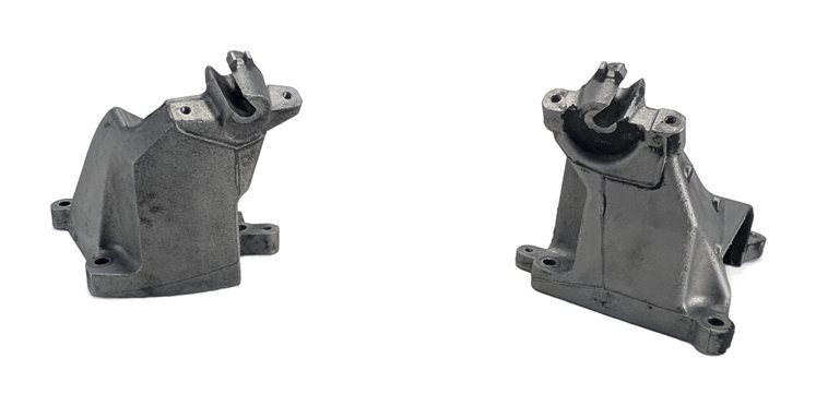 2015 MERCEDES GLK350 X204 3.5L M276 ENGINE LEFT/RIGHT MOTOR MOUNT BRACKET SET/2