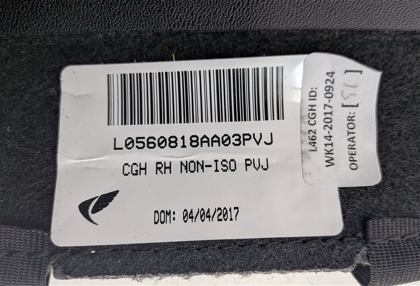 Thumbnail 20: 17 ROVER DISCOVERY L462 FRONT RIGHT PASSENGER SEAT BACK HEAT/COOL (Black)