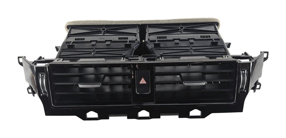 Thumbnail 2: 17 ROVER DISCOVERY L462 FRONT CENTER DASH HEAT AIR AC VENT HAZARD SWITCH (Black)