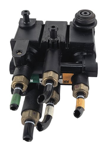 Thumbnail 2: 2017 LAND ROVER DISCOVERY L462 REAR AIR SUSPENSION VALVE BLOCK SOLENOID MANIFOLD