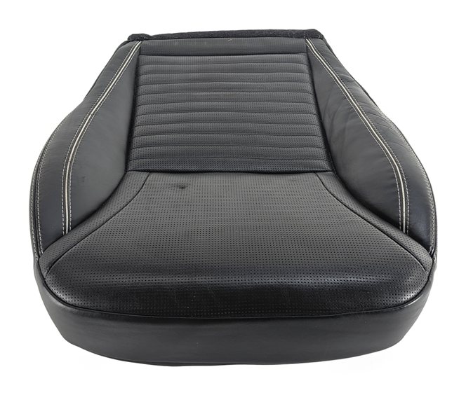 17 ROVER DISCOVERY L462 FRONT LEFT DRIVER SEAT BOTTOM CUSHION (Black)