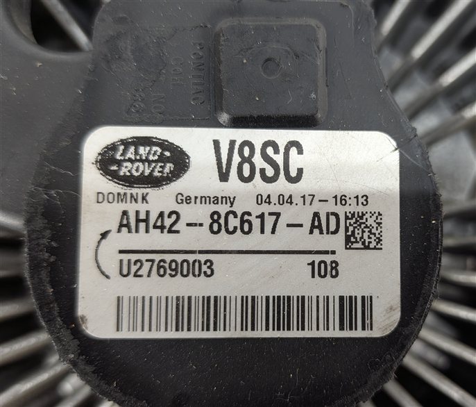 Thumbnail 4: 10-18 RANGE ROVER SPORT (L320 L322 L405 L494) SUPERCHARGED COOLING FAN w/ CLUTCH