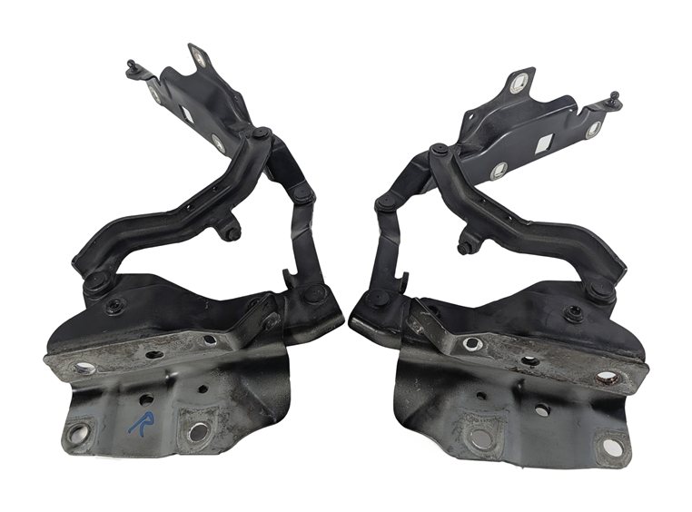 Thumbnail 2: 17-23 LAND ROVER DISCOVERY L462 FRONT LEFT & RIGHT HOOD HINGE SET (Black)