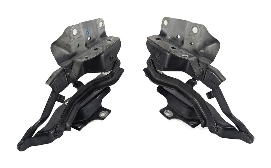 Thumbnail 3: 17-23 LAND ROVER DISCOVERY L462 FRONT LEFT & RIGHT HOOD HINGE SET (Black)