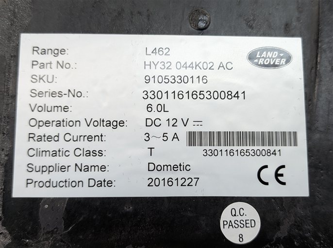 Thumbnail 6: 17-20 LAND ROVER DISCOVERY L462 FRONT CENTER REFRIGERATED CONSOLE COMPARTMENT