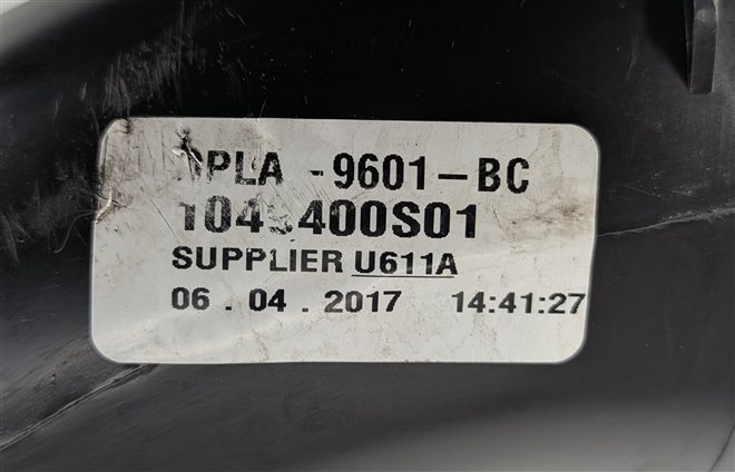 Thumbnail 5: 15-19 RANGE ROVER SPORT DISCOVERY L405 L462 L494 3.0L ENGINE LEFT AIR FILTER BOX