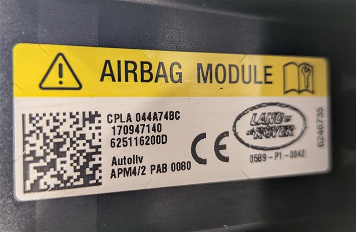 Thumbnail 4: 13-20 RANGE ROVER SPORT DISCOVERY (L405 L462 L494) RIGHT PASSENGER DASH AIRBAG