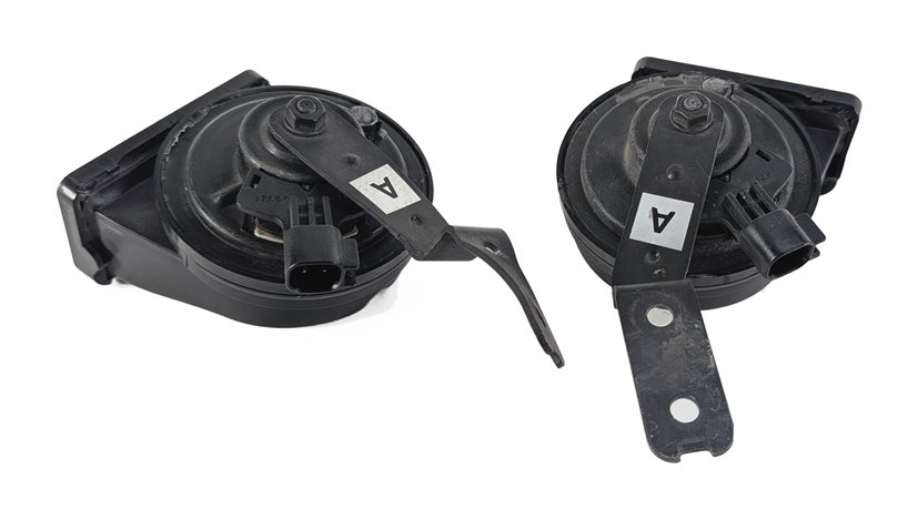 Thumbnail 3: 17-23 LAND ROVER DISCOVERY L462 FRONT HIGH LOW TONE HORN SPEAKER SET/2