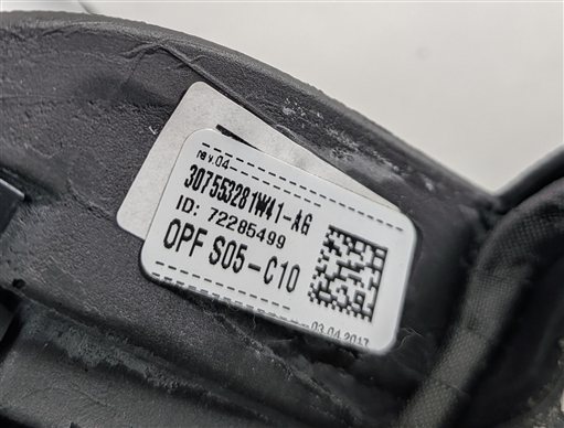Thumbnail 10: 17-20 ROVER DISCOVERY (L462) HEATED STEERING w/SHIFT PADDLES GRAY STITCH (Black)