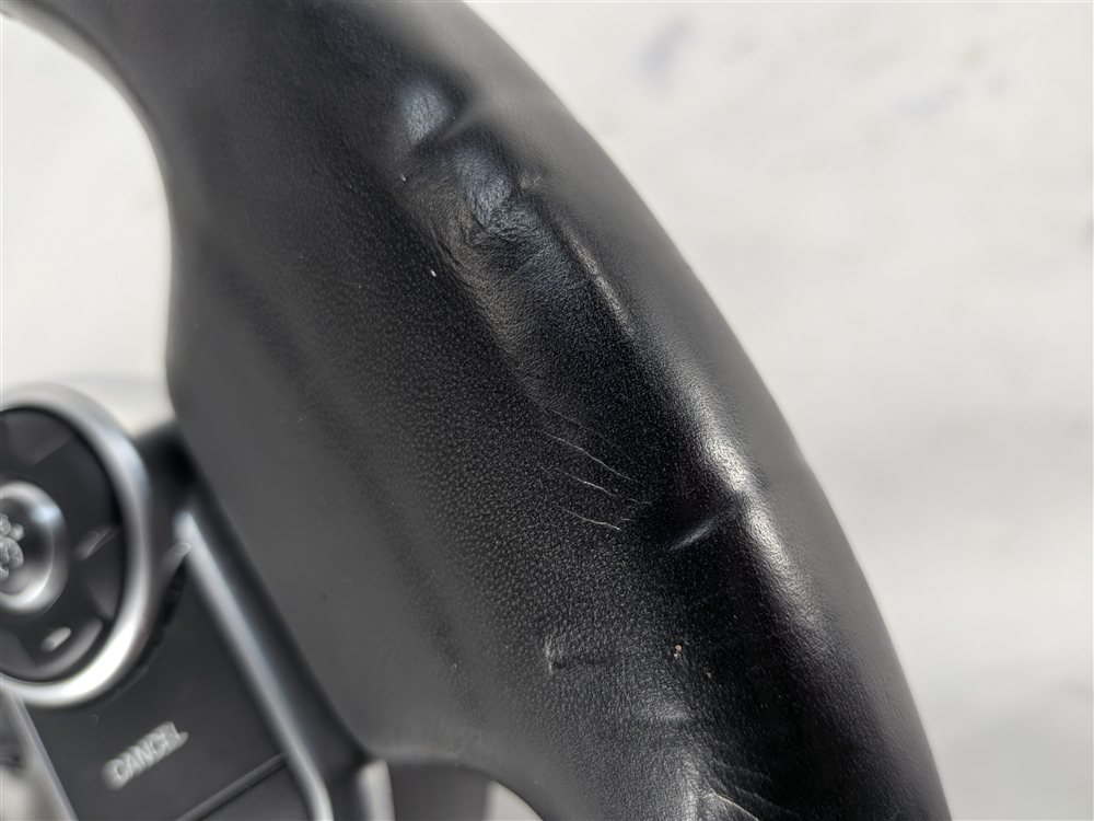 Thumbnail 14: 17-20 ROVER DISCOVERY (L462) HEATED STEERING w/SHIFT PADDLES GRAY STITCH (Black)