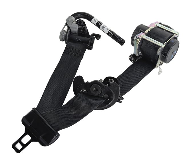 Thumbnail 2: 17-19 LAND ROVER DISCOVERY L462 FRONT LEFT DRIVER SEATBELT RETRACTOR (Black)