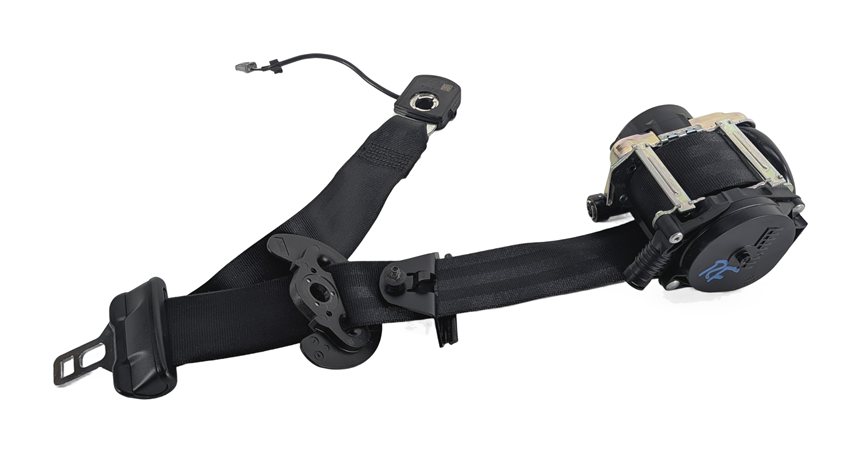 Thumbnail 2: 17-19 LAND ROVER DISCOVERY L462 FRONT RIGHT PASSENGER SEATBELT RETRACTOR (Black)