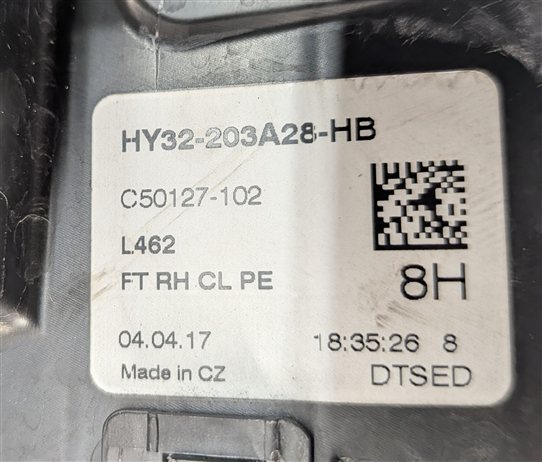 Thumbnail 4: 13-22 DISCOVERY RANGE ROVER SPORT (L405 L462 L494 L550) FRONT RIGHT DOOR LATCH
