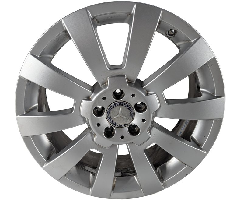 2010-2012 MERCEDES GLK350 (X204) 19x7.5 10 SPOKE SILVER ALLOY WHEEL RIM
