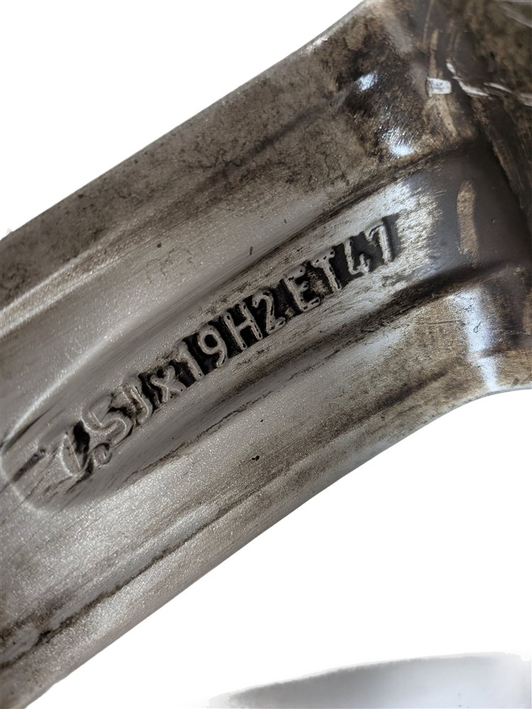 Thumbnail 5: 2010-2012 MERCEDES GLK350 (X204) 19x7.5 10 SPOKE SILVER ALLOY WHEEL RIM