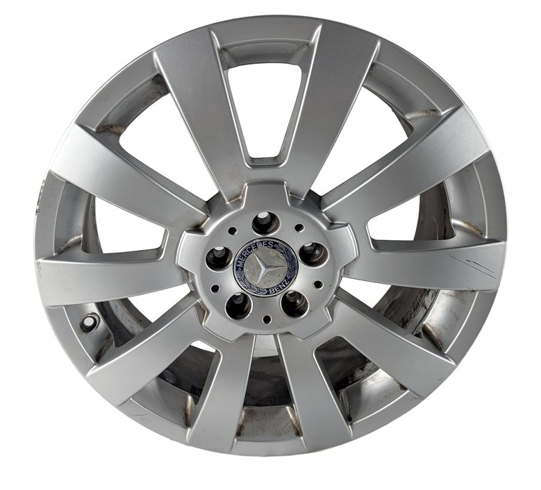 2010-2012 MERCEDES GLK350 (X204) 19x7.5 10 SPOKE SILVER ALLOY WHEEL RIM