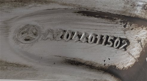 Thumbnail 5: 2010-2012 MERCEDES GLK350 (X204) 19x7.5 10 SPOKE SILVER ALLOY WHEEL RIM