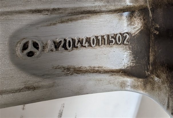 Thumbnail 3: 2010-2012 MERCEDES GLK350 (X204) 19x7.5 10 SPOKE SILVER ALLOY WHEEL RIM