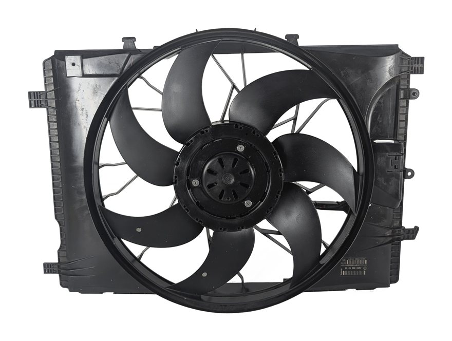 Thumbnail 3: 08-20 MERCEDES C300 E350 GLK350 GLA250 RADIATOR COOLING FAN MOTOR ASSEMBLY 600W