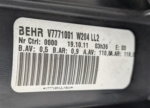 Thumbnail 5: 11-17 MERCEDES C250 C300 C350 E350 GLK250 GLK350 SL550 CLS550 - A/C BLOWER MOTOR