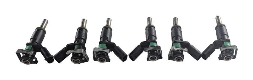 Thumbnail 3: 10-13 MERCEDES C300 C350 E350 GLK S400 (W204 W211 W221 X204) FUEL INJECTOR SET 6